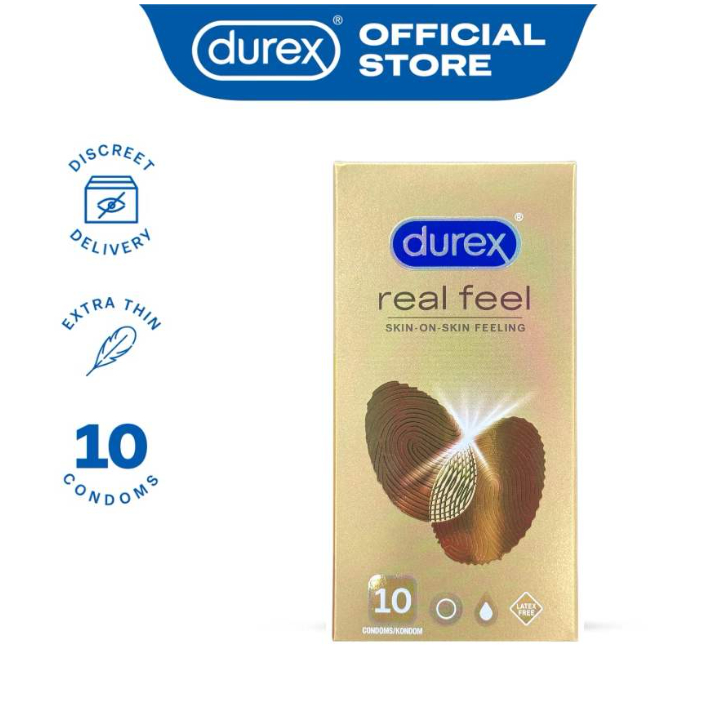 Durex Real Feel, Latex-Free Condoms, 10 Condoms 