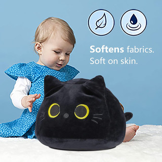 Black/White Cat Plush Toy Black Cat Pillow Baby Soft Plush Doll Toy