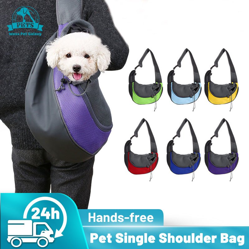 Pet Puppy Carrier Outdoor Travel Dog Cat Shoulder Bag Mesh Oxford ...