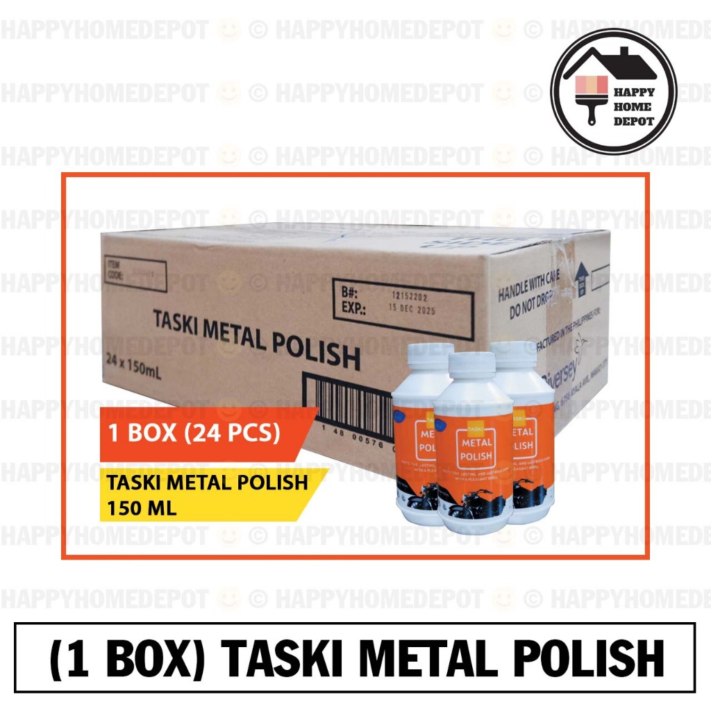 (1BOX/24PCS) TASKI METAL POLISH 150ML Shopee Philippines