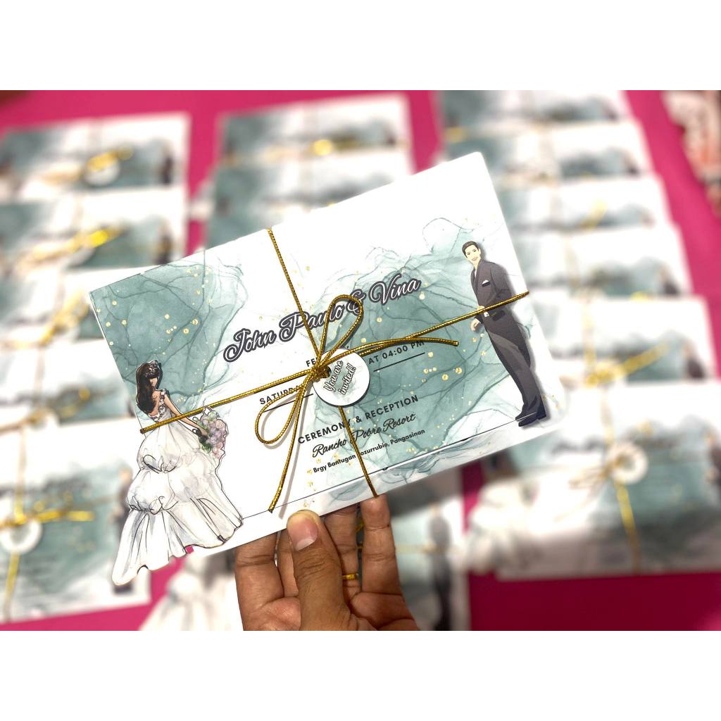 Sliding Invitation for wedding | Shopee Philippines