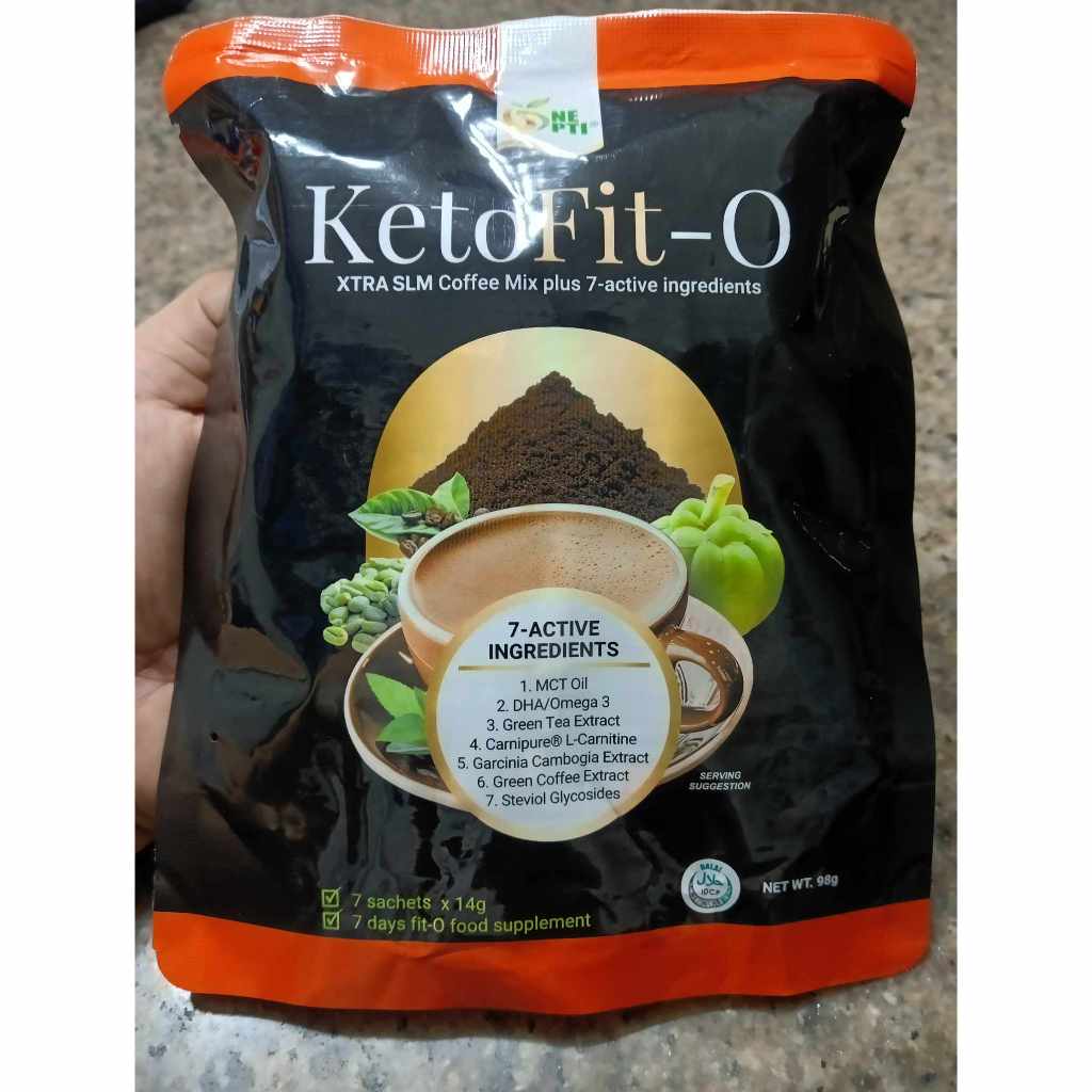 One Opti Lifestyles KetoFitO XTRA SLM Coffee Mix plus 7active