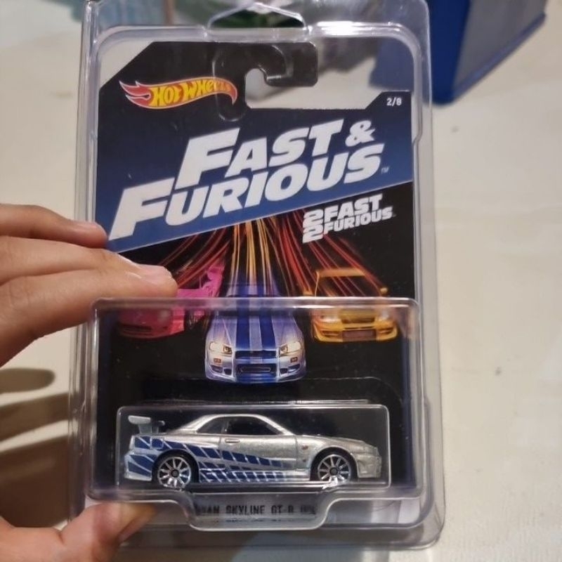 Hotwheels FNF Nissan Skyline R34 Diecast Car | Shopee Philippines