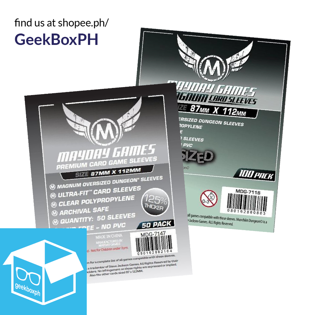 87x112mm Munchkin Dungeon Sleeves - Mayday Sleeves | Shopee Philippines