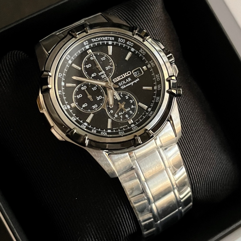 Seiko solar best sale chronograph ssc147p1