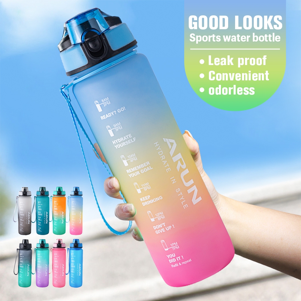 ARUN 1000ML Tumbler with Leak Proof Flip Top Lid and Security Lock, BPA ...