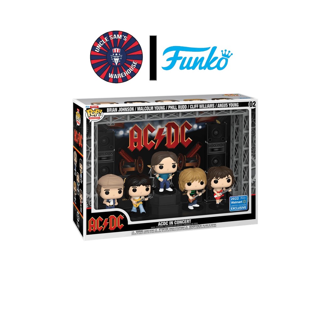 Funko Pop! Moment Deluxe: AC/DC in Concert Vinyl Figures 2022 Limited ...
