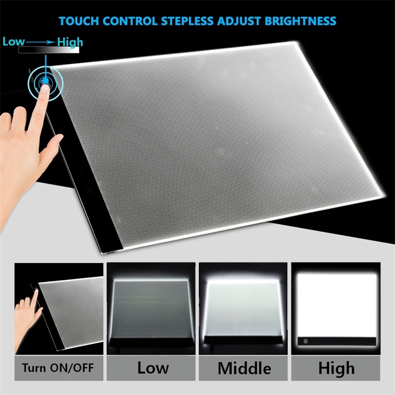【24H】LED Light Pad A3 A4 A5 Copy Board Light Drawing Table Animation ...