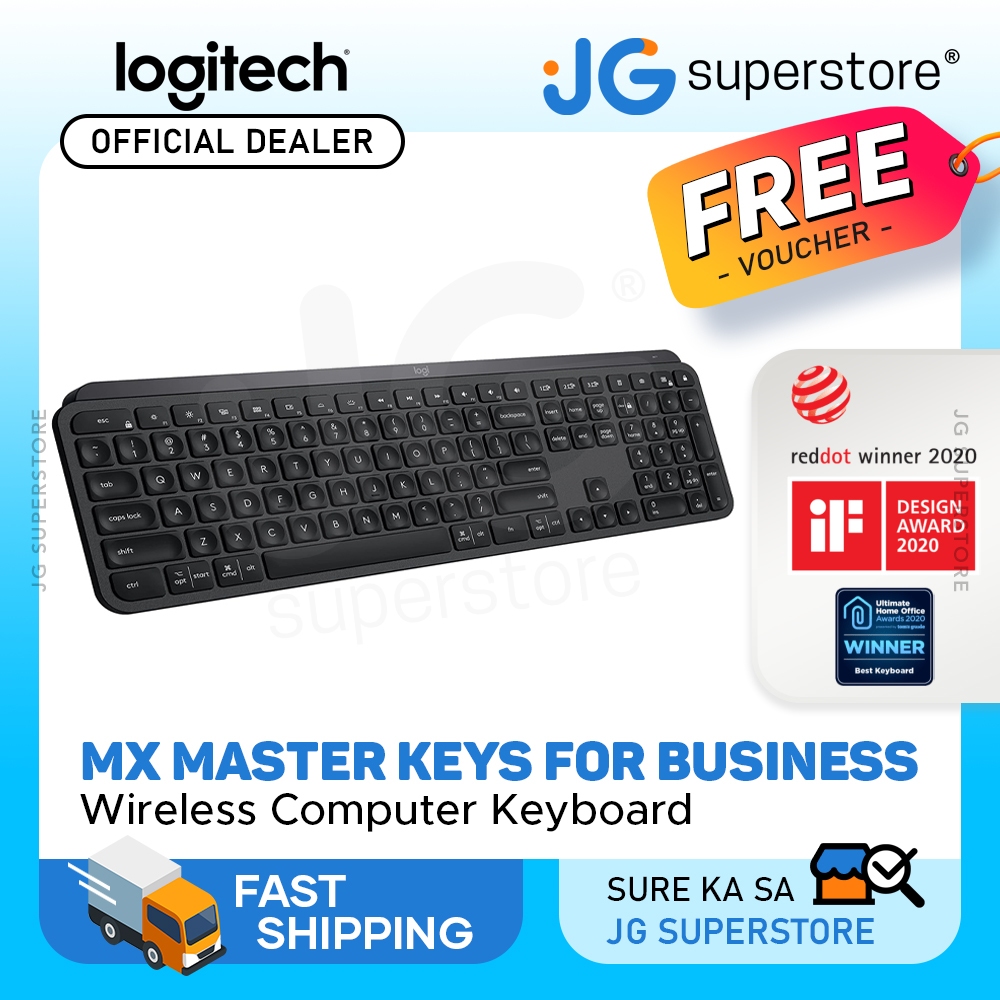 Logitech MX Master Keys For Business Wireless Keyboard with Bluetooth ...
