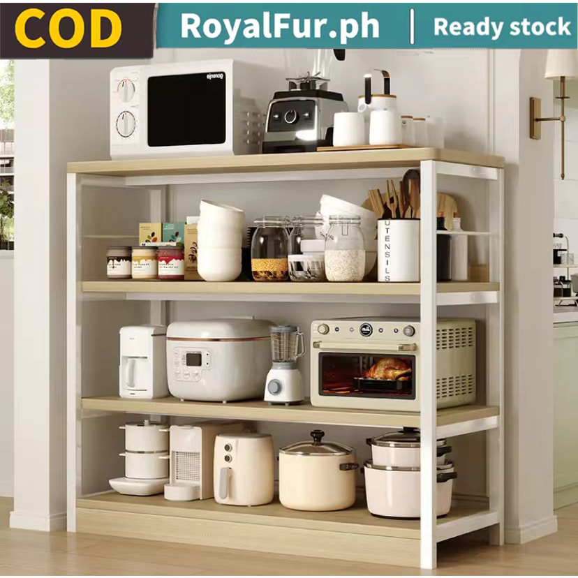 4 levels Kitchen Island Rack Stand Table Kitchen Rack Microwave Oven