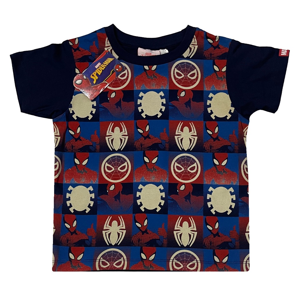 Nautinati Boys' Cotton Marvel Spiderman Printed T-shirt