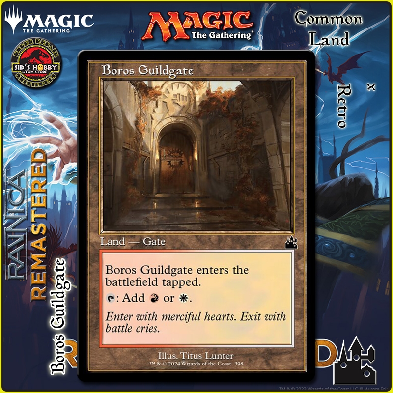 Boros Guildgate x Retro Ravnica Remastered Land Common RVR MTG | Shopee ...