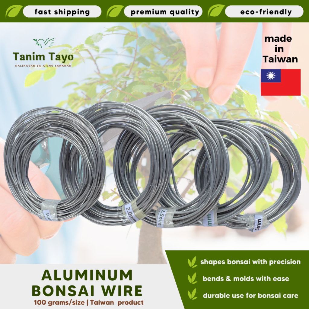 Bonsai Wire Aluminum Premium Quality, Flexible & RustResistant Wire