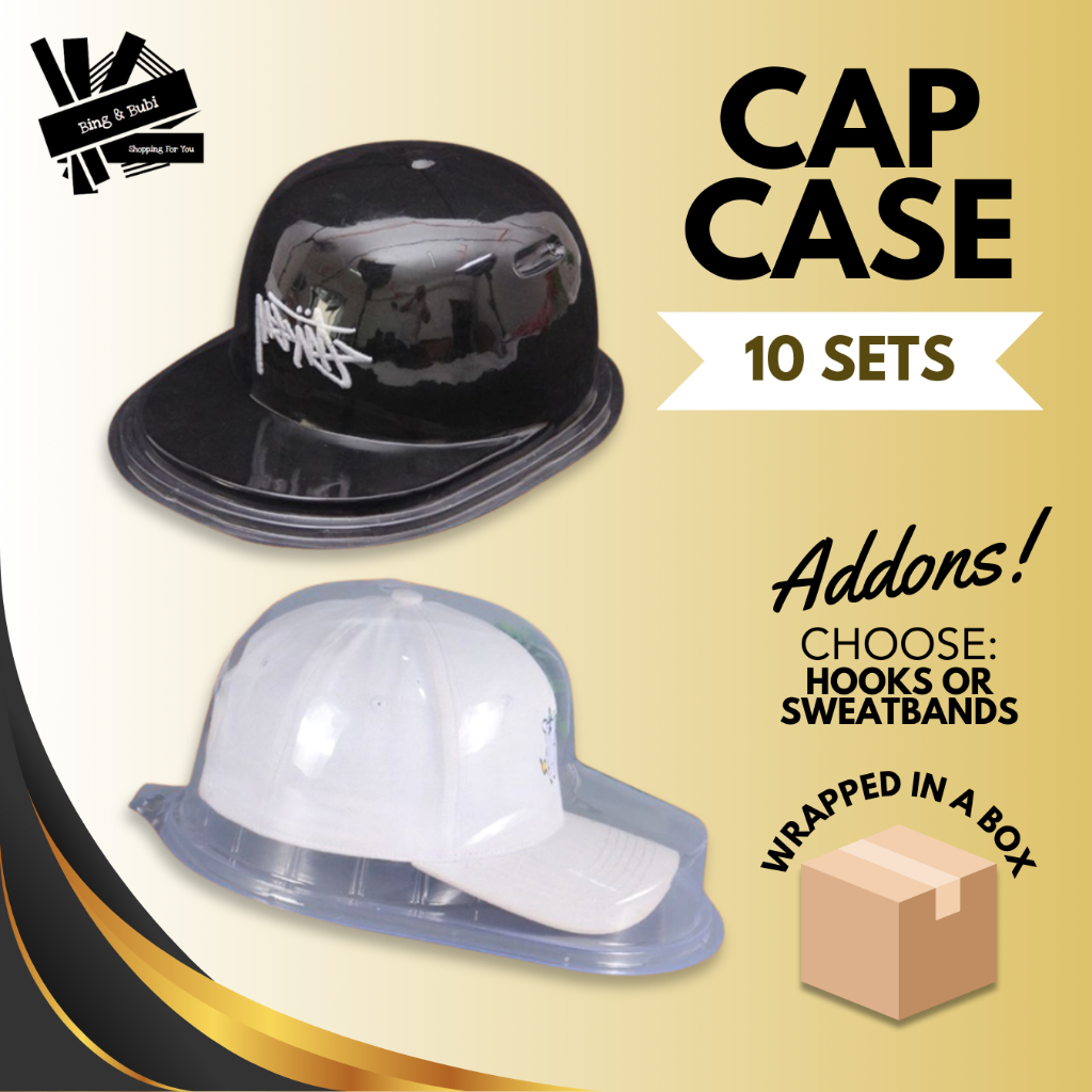10 SETS QUALITY CAP CASE FOR CURVE OR FLAT BRIM/VISOR CAPS ko Shopee