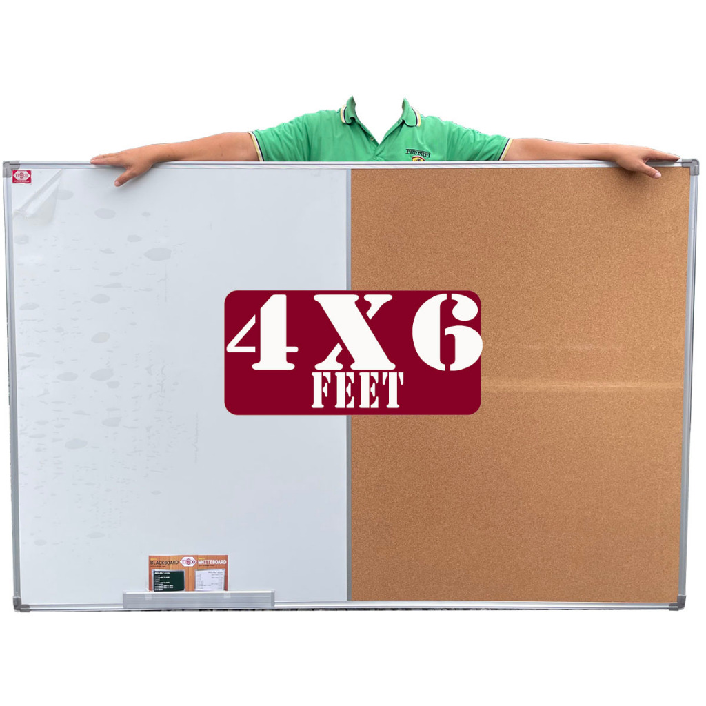 Combination Bulletin Board ( 4x6 feet 120x180 cm )