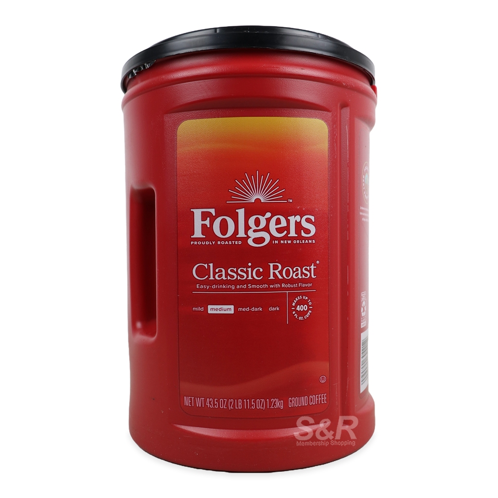 Folger's Classic Roast Ground Coffee 1.23kg | Shopee Philippines