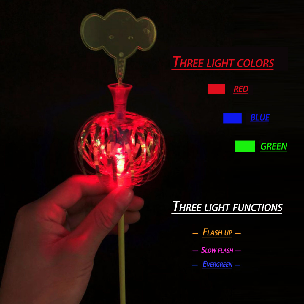 Sparkling Magic Wand Twisted Music Sparkling Ribbon LED Twisted Magic ...