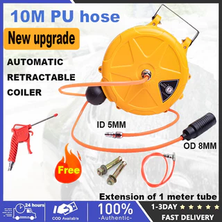 9M Mini Automotive Air Hose Reel Pneumatic PU Tube OD 8mm ID 5mm