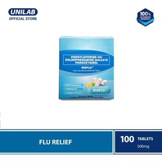 Unilab Bioflu 100 Tablets - Relief Of Flu And Other Symptoms Like Fever ...