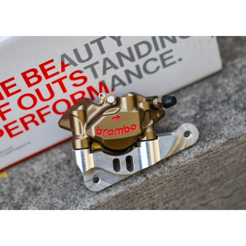 Turtleback Caliper with Bracket - 4pot, Available for Mio and Wave ...