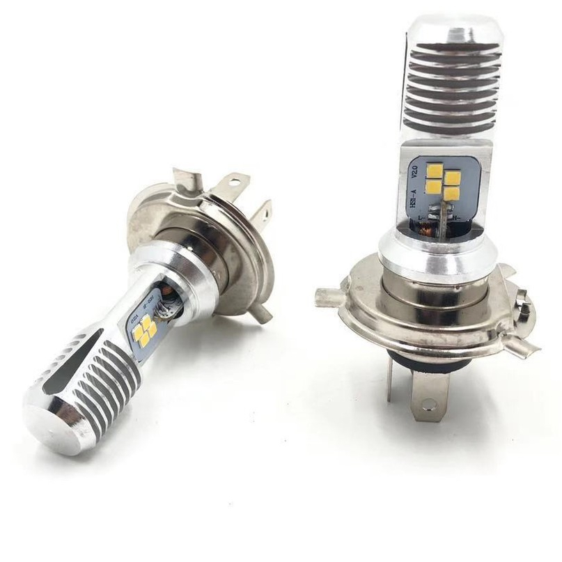 【wholesale】2PCS H4 WHITE MOTORCYCLE HEADLIGHT BULB HI/ LO BEAM MOTOR ...