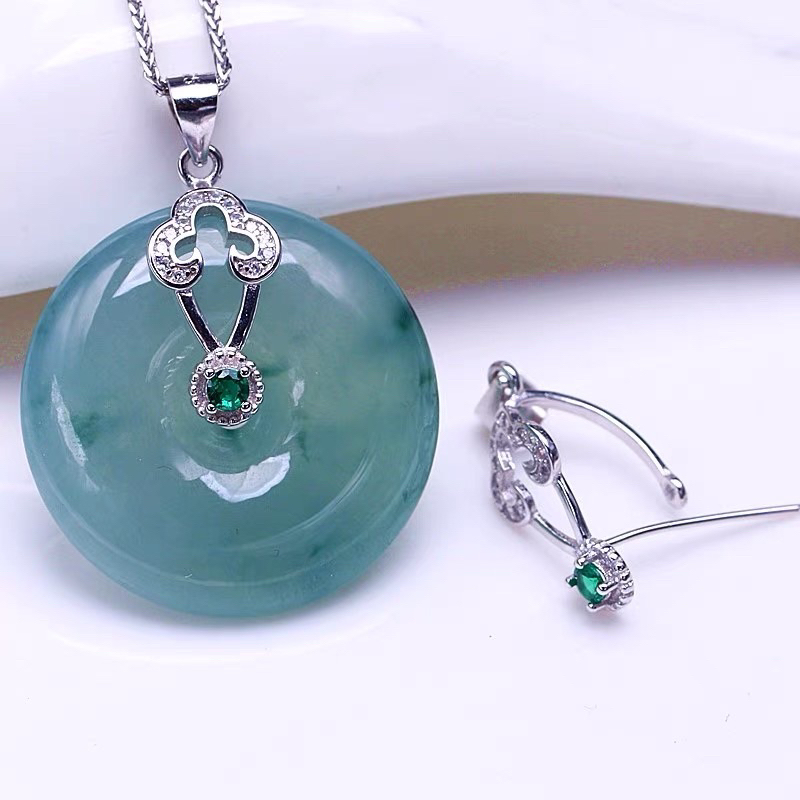 Jade Disc Pendant With Self Protection Symbol | Shopee Philippines