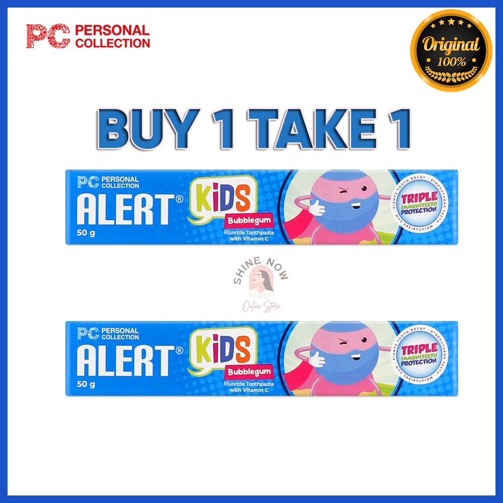 Buy 1 take 1 Alert Kids Anticavity Toothpaste for Kids, Fresh Breath ...