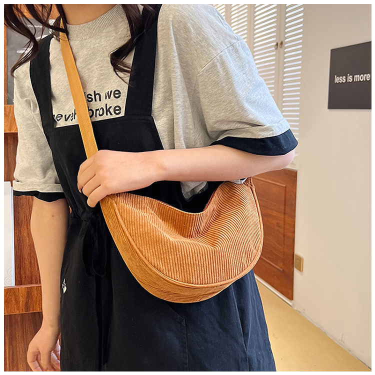 Ella | Corduroy Shoulder Bag main image 1