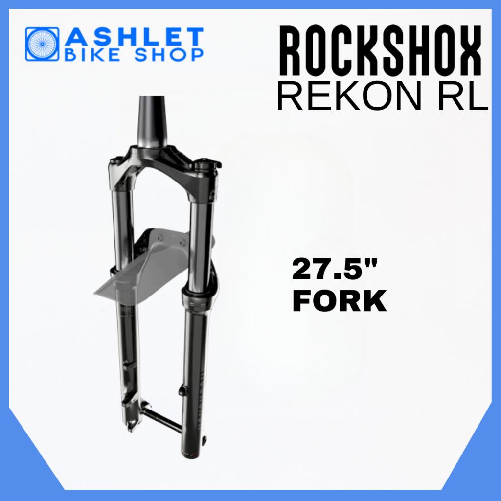 ROCKSHOX Recon Fork RL Silver 27.5 Boost 15x110 Solo Air 120mm Tapered Black ASHLET BIKE SHOP Shopee Philippines