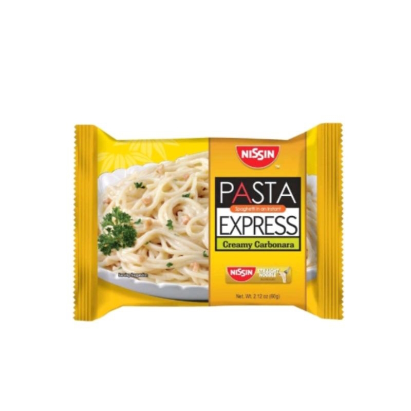 Nissin Pasta Creamy Carbonara 60g Shopee Philippines