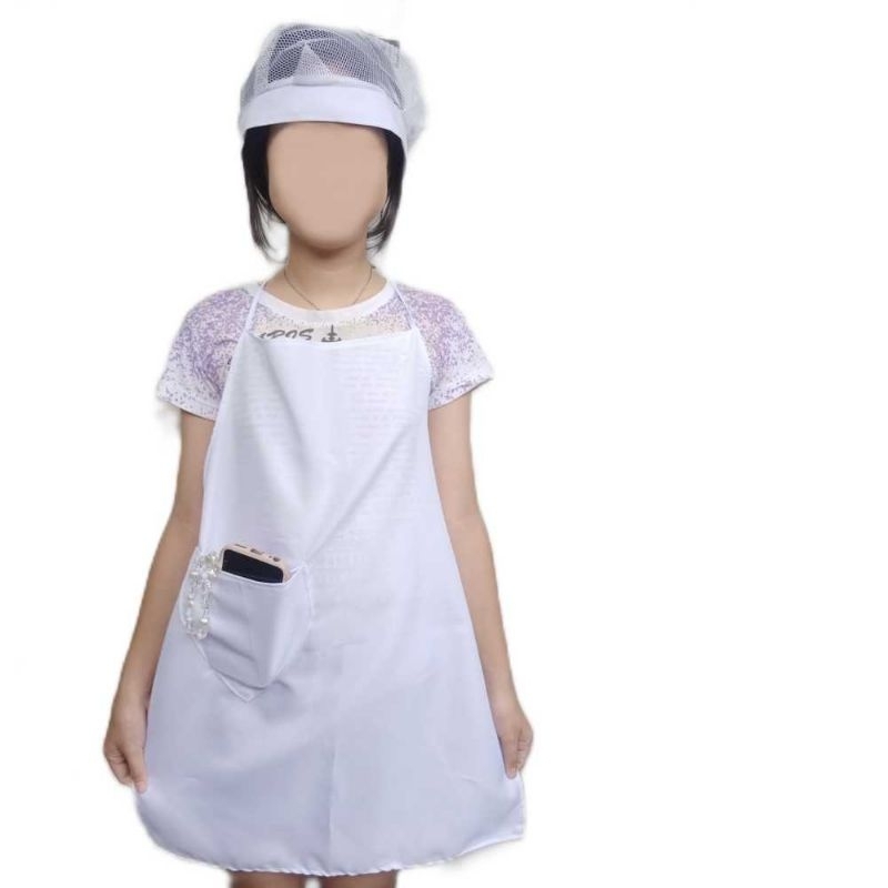 Apron with hairnet for teen & Adults | Shopee Philippines