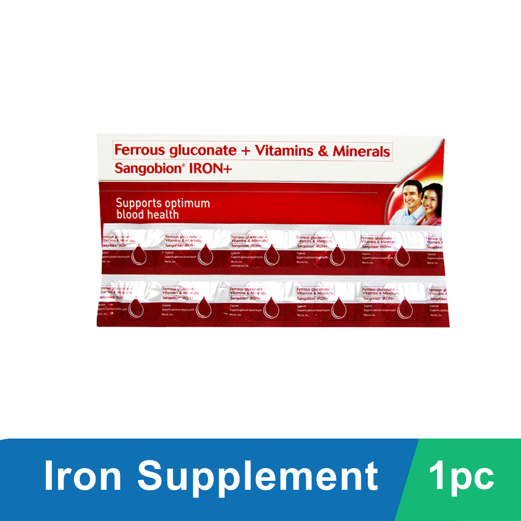 Sangobion Iron+ Plus l Multivitamins Capsule Shopee Philippines