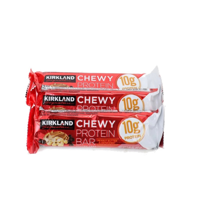 Bundle of 3 Bar Kirkland Signature Chewy Protein Bar Peanut Butter