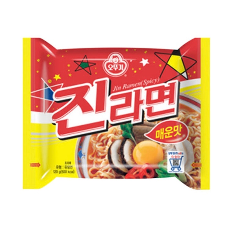 Ottogi Jin Ramen Red 120g | Shopee Philippines