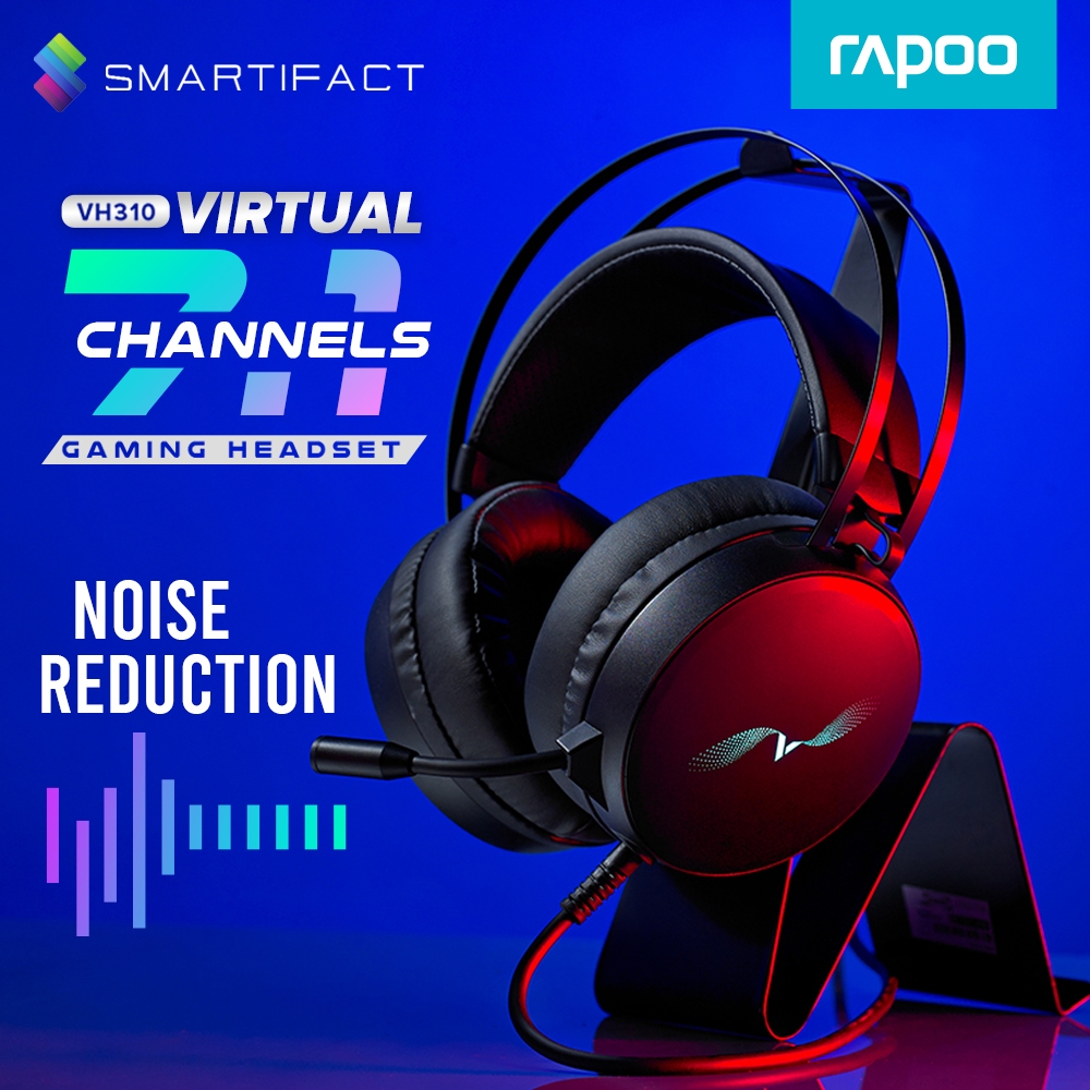 Rapoo VH310 Game Headset 7.1 Virtual Surround Channel RGB Gaming ...