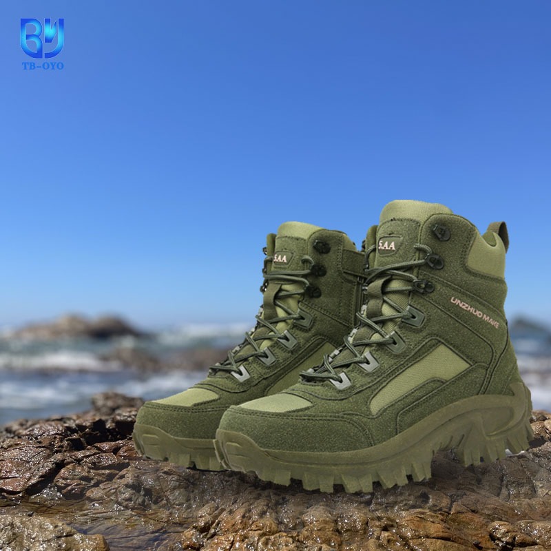 New Fashion Trend Outdoor Boots Camo Green Men's Boots | Shopee Philippines