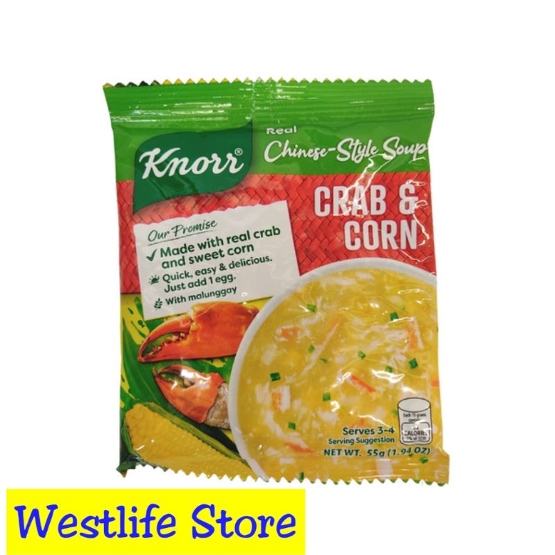 Knorr Crab & Corn Soup 55g | Shopee Philippines