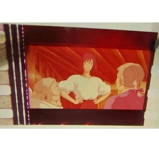 2004 Studio Ghibli Howl's Moving Castle 1/24 Second Movie Cut Cube ...