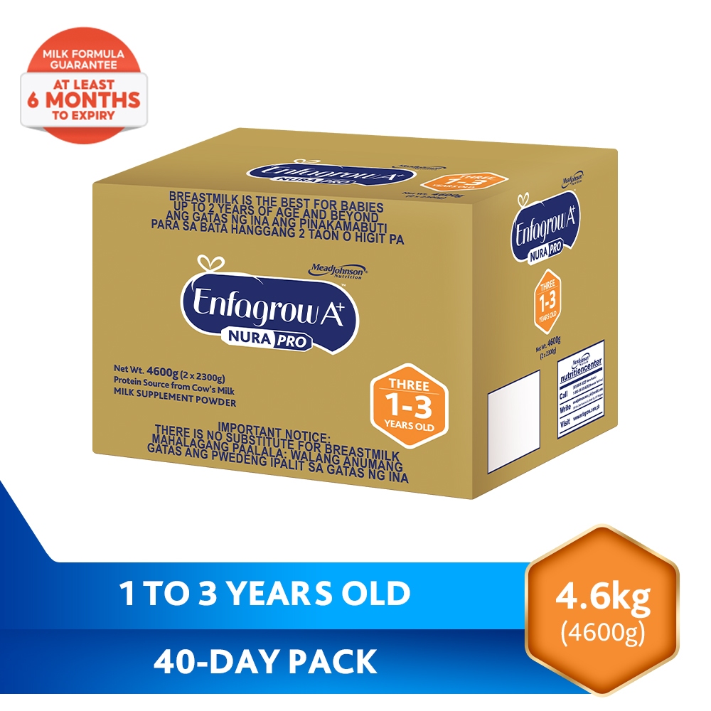 Enfagrow A+ Three Nurapro Milk Supplement Powder for Children 13 Years