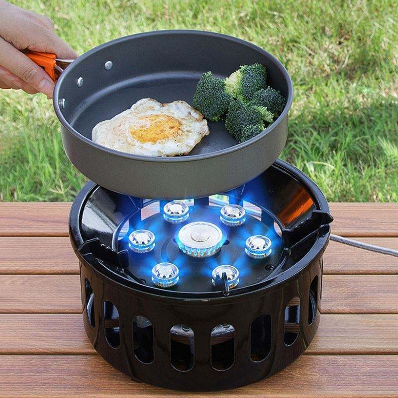 Core Strong Fire Power Camping Stove Portable Tourist Gas Burner  Windproof Outdoor Stoves Hiking