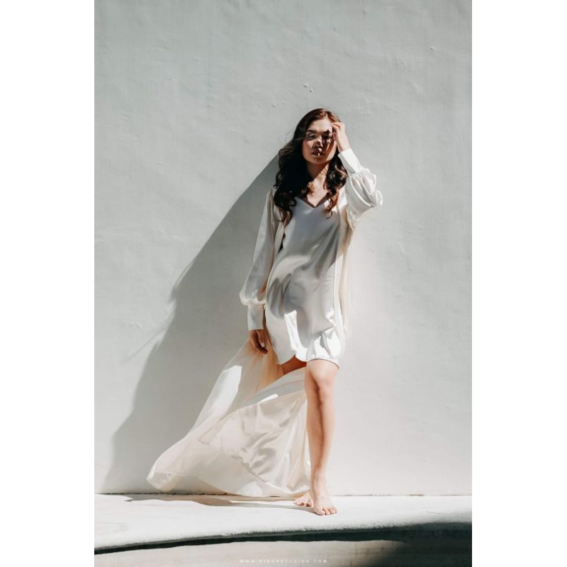 Elizabeth robe set with inner - Grandeurbyaple | Shopee Philippines