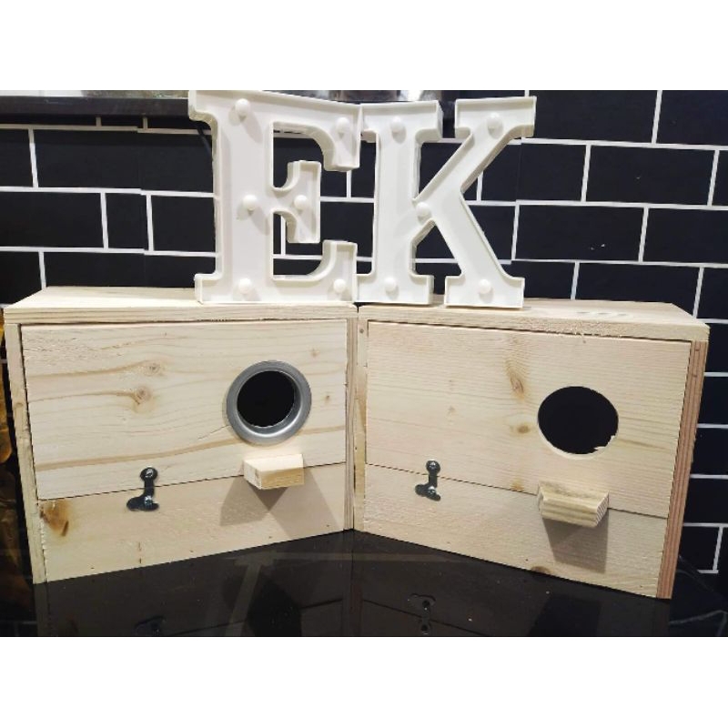 8X10 FRONT DOOR PALOCHINA NESTBOX FOR YOUR SMALL BIRDS | Shopee Philippines