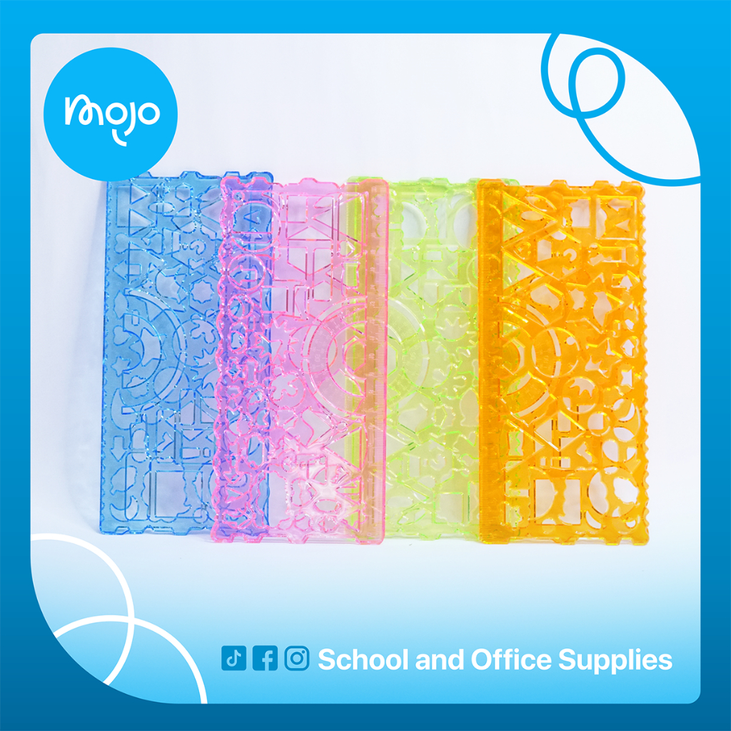 2 in 1 Plastic Rulers with Different Shapes for Kids | Shopee Philippines