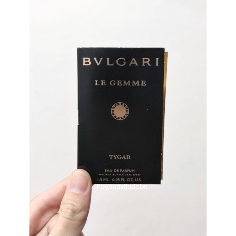 Authentic Bvl gri Gemme Tygar Sample Perfume (Bnew) | Shopee Philippines