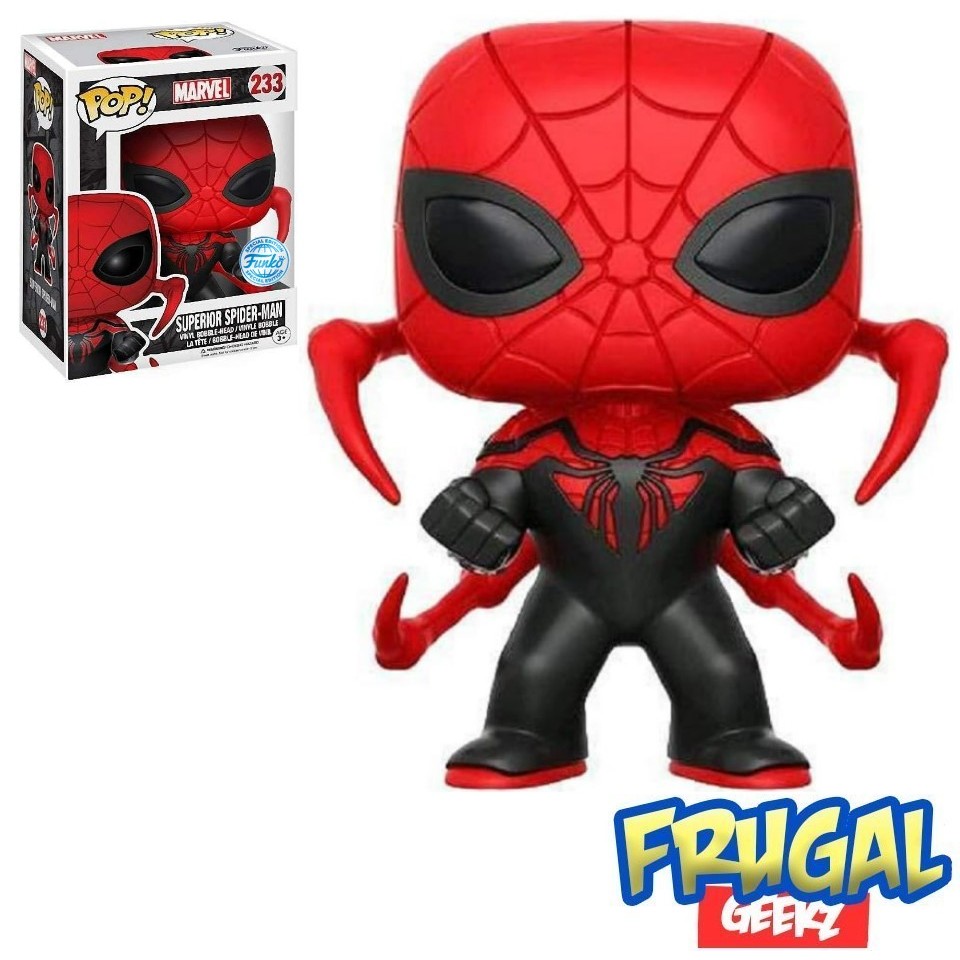 Funko Pop! Marvel Spider-Man - Superior Spider-Man SE Bobble-Head ...