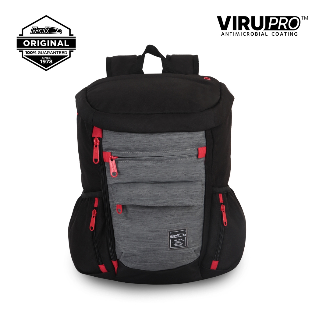 Hawk 5819 Lifestyle Backpack with VIRUPRO Anti Microbial Protection Shopee Philippines