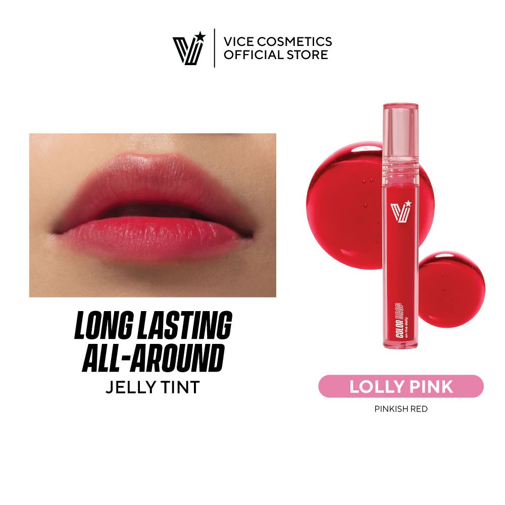 Vice Cosmetics Color Drop Jelly Tint Lolly Pink Shopee Philippines