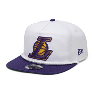 New Era Curved Brim 9FIFTY Stretch Snap Los Angeles Lakers NBA Black  Snapback Cap