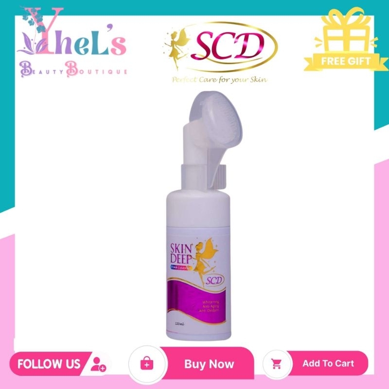 SCD Facial Foam Wash Skin Deep | Shopee Philippines