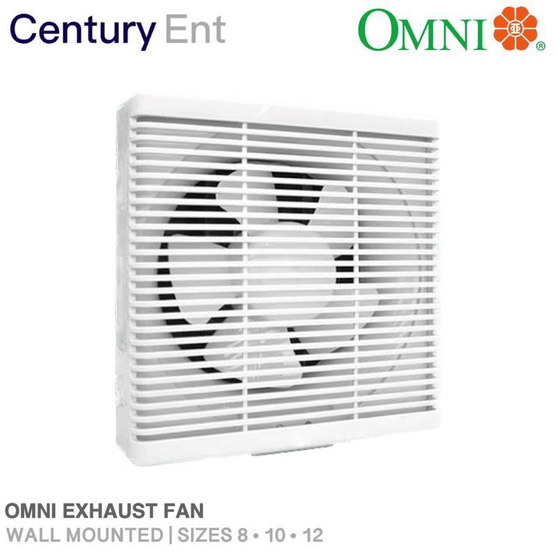 OMNI Wall Mounted Exhaust Fan XFW200/250/300 8” 10” 12” Shopee